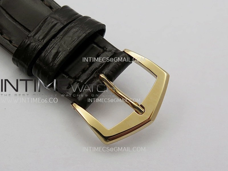Calatrava 5227 RG 3KF 1:1 Best Edition White Dial on Brown Leather Strap A324 Super Clone V2
