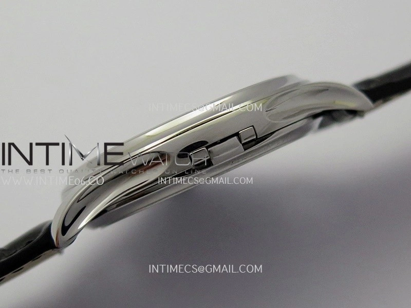 Calatrava 5227 SS 3KF 1:1 Best Edition White Dial on Brown Leather Strap A324 Super Clone V2