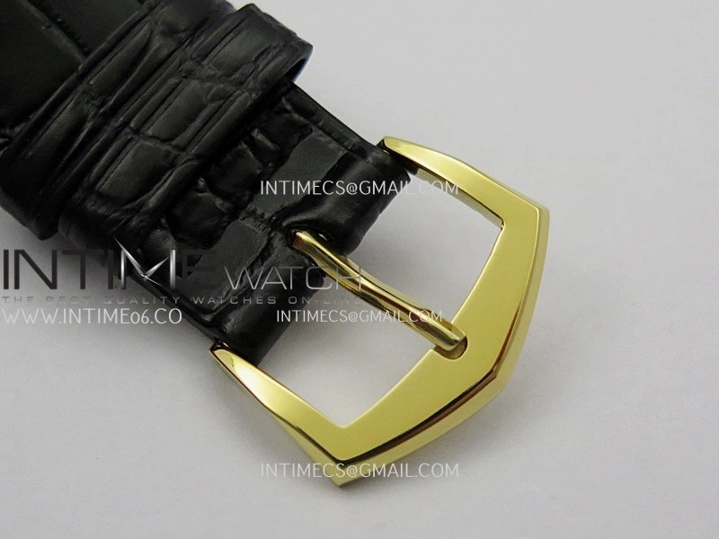 Calatrava 5227 YG 3KF 1:1 Best Edition White Dial on Brown Leather Strap A324 Super Clone V2