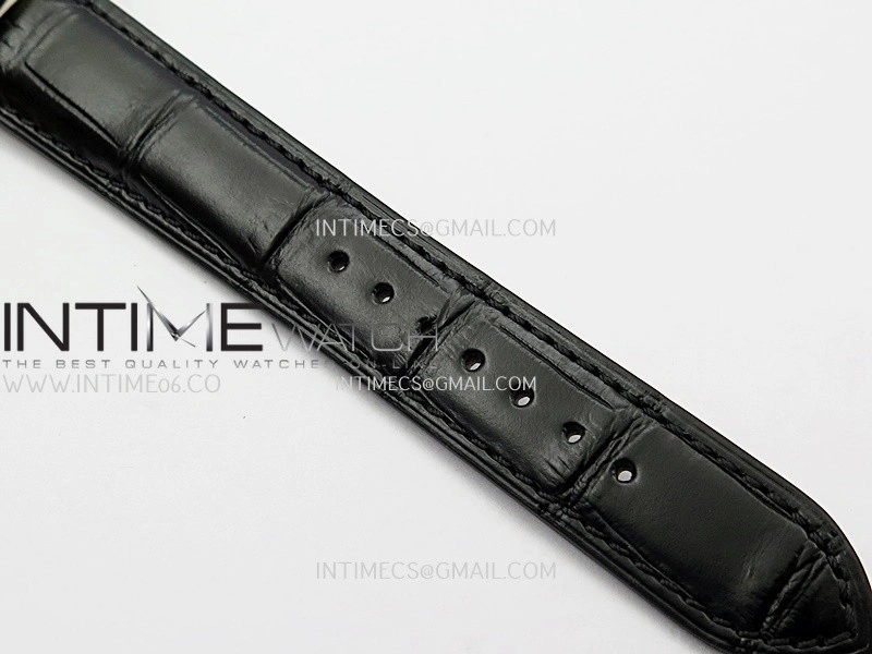 Calatrava 5227 YG 3KF 1:1 Best Edition White Dial on Brown Leather Strap A324 Super Clone V2