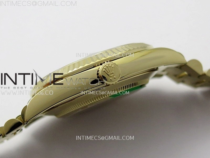 Day Date 228238 40mm YG Noob 1:1 Best Edition Green Roman Dial On President Bracelet A2836