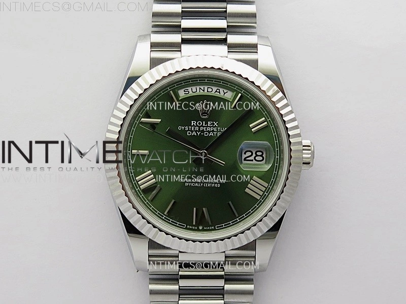 Day Date 228239 40mm SS Noob 1:1 Best Edition Green Roman Dial On President Bracelet A2836