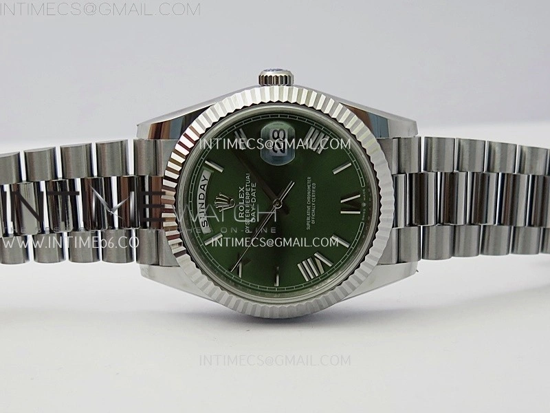 Day Date 228239 40mm SS Noob 1:1 Best Edition Green Roman Dial On President Bracelet A2836