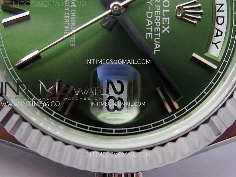 Day Date 228239 40mm SS Noob 1:1 Best Edition Green Roman Dial On President Bracelet A2836