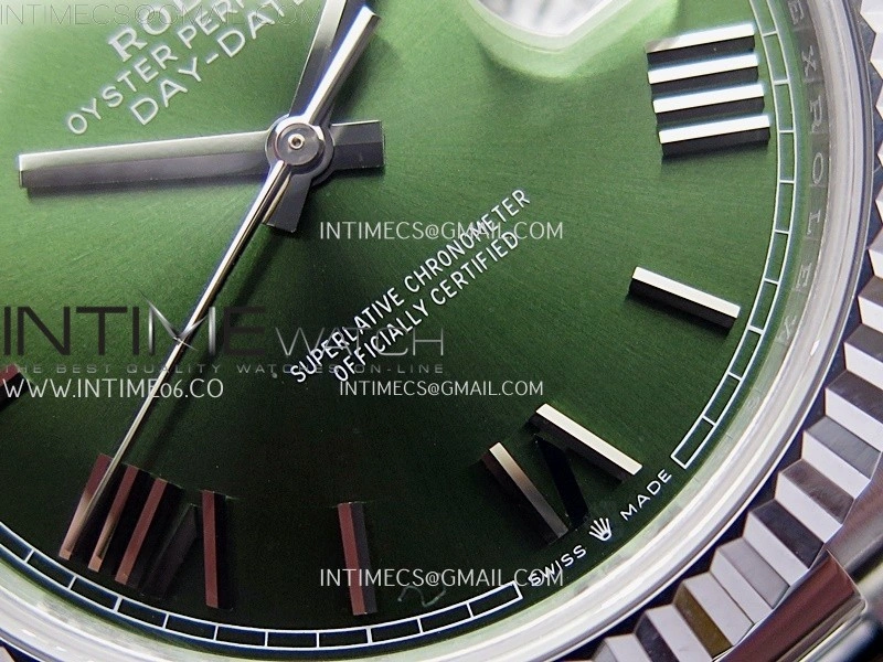Day Date 228239 40mm SS Noob 1:1 Best Edition Green Roman Dial On President Bracelet A2836