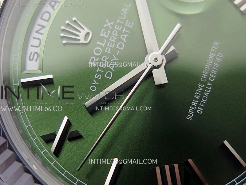 Day Date 228239 40mm SS Noob 1:1 Best Edition Green Roman Dial On President Bracelet A2836