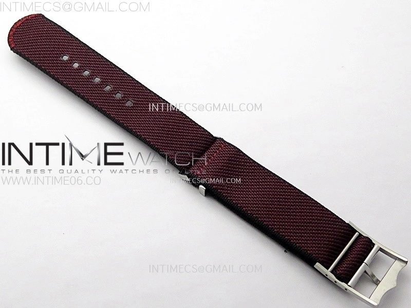 22mm Red Tudor Nylon Strap