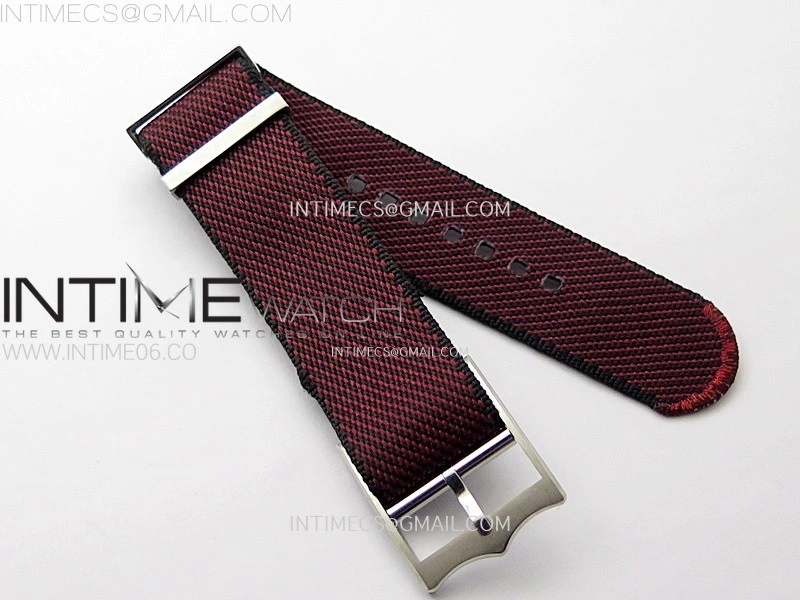 22mm Red Tudor Nylon Strap