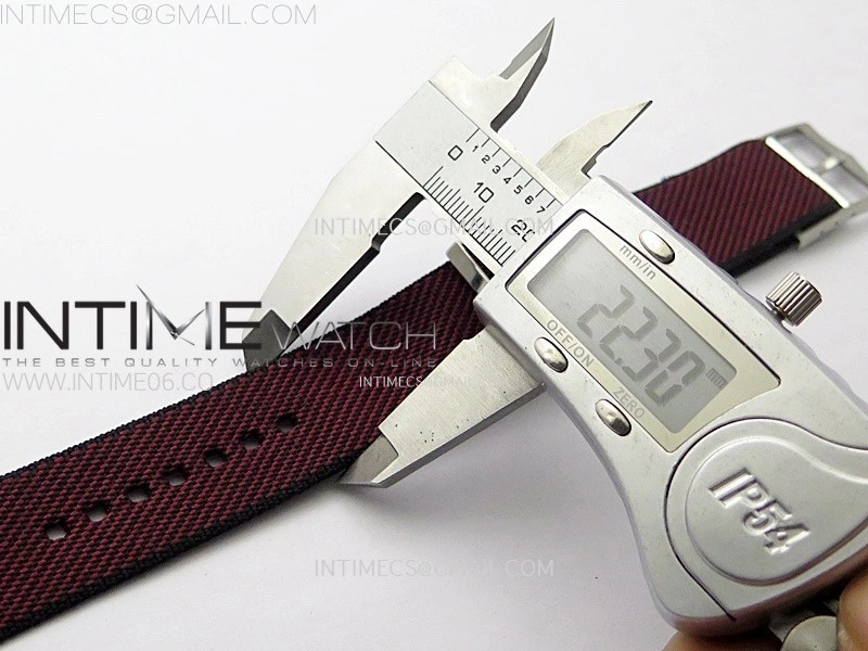 22mm Red Tudor Nylon Strap