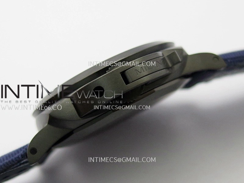 PAM2319 44mm DLC VSF 1:1 Best Edition Blue Ombre Dial on Blue Nylon Strap Asian P900