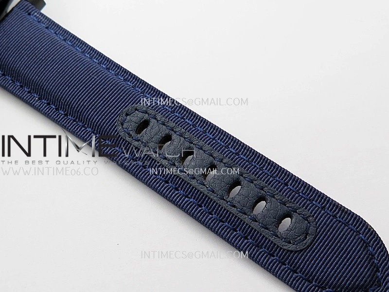 PAM2319 44mm DLC VSF 1:1 Best Edition Blue Ombre Dial on Blue Nylon Strap Asian P900