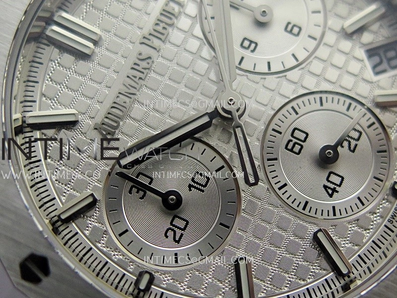 Royal Oak Chrono 26240 50th SS V2 DDF 1:1 Best Edition Silver Dial On SS Bracelet Super Clone DD4401