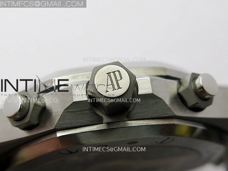 Royal Oak Chrono 26240 Frosted SS APSF 1:1 Best Edition Ice Blue Dial On Bracelet SA4401 Super Clone