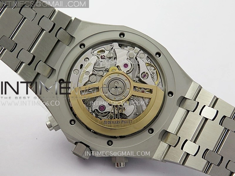 Royal Oak Chrono 26240 Frosted SS APSF 1:1 Best Edition Ice Blue Dial On Bracelet SA4401 Super Clone