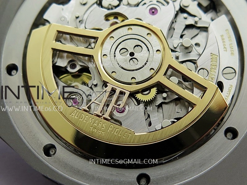 Royal Oak Chrono 26240 SS V2 DDF 1:1 Best Edition Blue Dial On Black Rubber Strap Super Clone DD4401