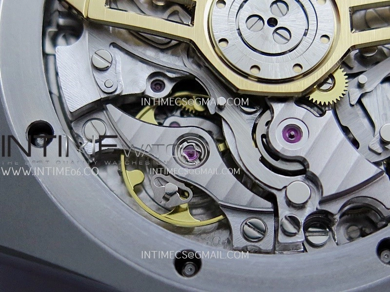 Royal Oak Chrono 26240 SS V2 DDF 1:1 Best Edition Blue Dial On Black Rubber Strap Super Clone DD4401