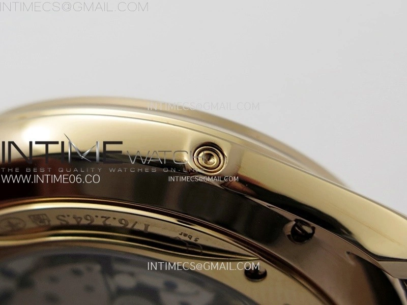 Master Ultra Thin Moon 136255J RG ZF 1:1 Best Edition Gray Dial on Brown Leather Strap V3 SA925 Super Clone