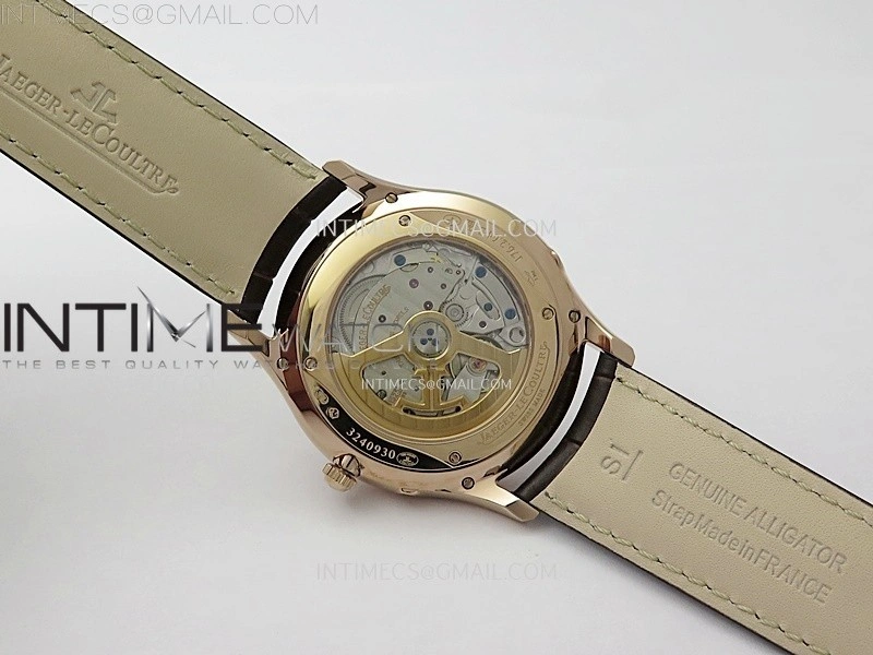 Master Ultra Thin Moon 136255J RG ZF 1:1 Best Edition Gray Dial on Brown Leather Strap V3 SA925 Super Clone