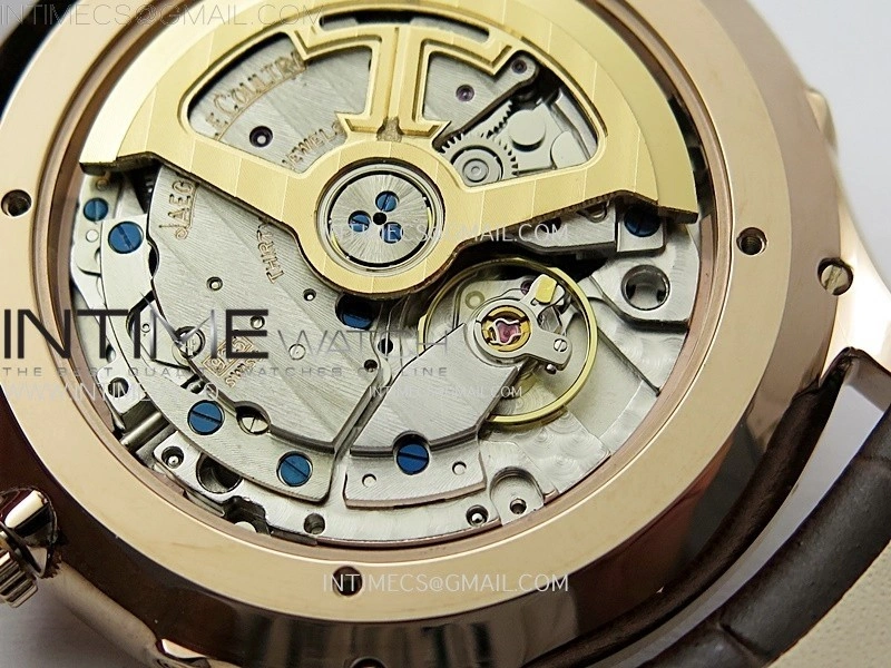 Master Ultra Thin Moon 136255J RG ZF 1:1 Best Edition Gray Dial on Brown Leather Strap V3 SA925 Super Clone