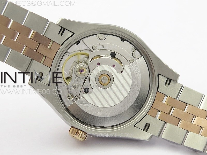 DateJust 31mm 72610 SS RG APSF Best Edition Blue Flowers Crystals Dial on Jubilee Bracelet A2824