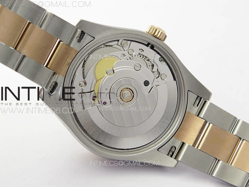 DateJust 31mm 72610 SS RG APSF Best Edition Green Dial Crystals Markers on Oyster Bracelet A2824