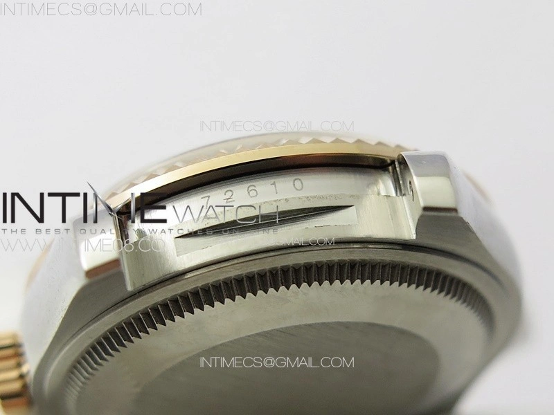 DateJust 31mm 72610 SS RG APSF Best Edition Green Dial Crystals Markers on Oyster Bracelet A2824