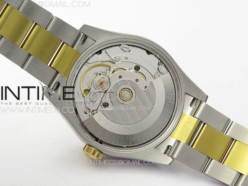 DateJust 31mm 72610 SS YG APSF Best Edition Black Dial Crystals Markers on Oyster Bracelet A2824