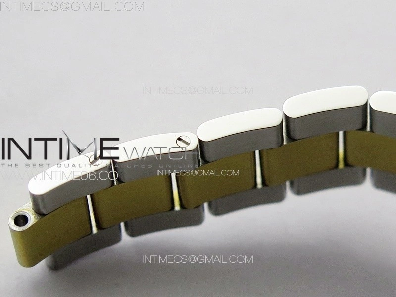 DateJust 31mm 72610 SS YG APSF Best Edition Green Dial Crystals Markers on Oyster Bracelet A2824