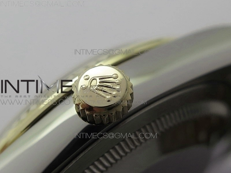DateJust 36mm 126234 BP 1:1 Best Edition 904L Steel YG New Version Black Dial on Jubilee Bracelet