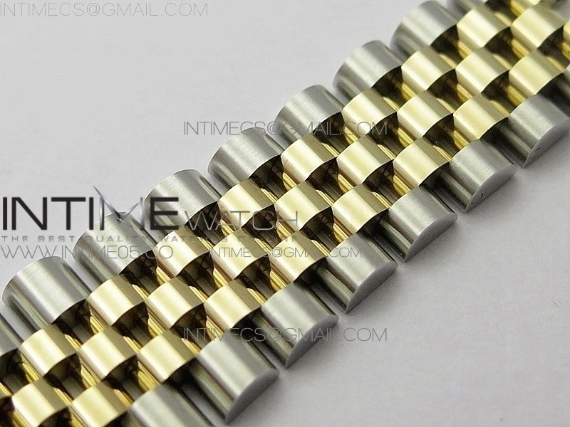 DateJust 36mm 126234 BP 1:1 Best Edition 904L Steel YG New Version Black Dial on Jubilee Bracelet