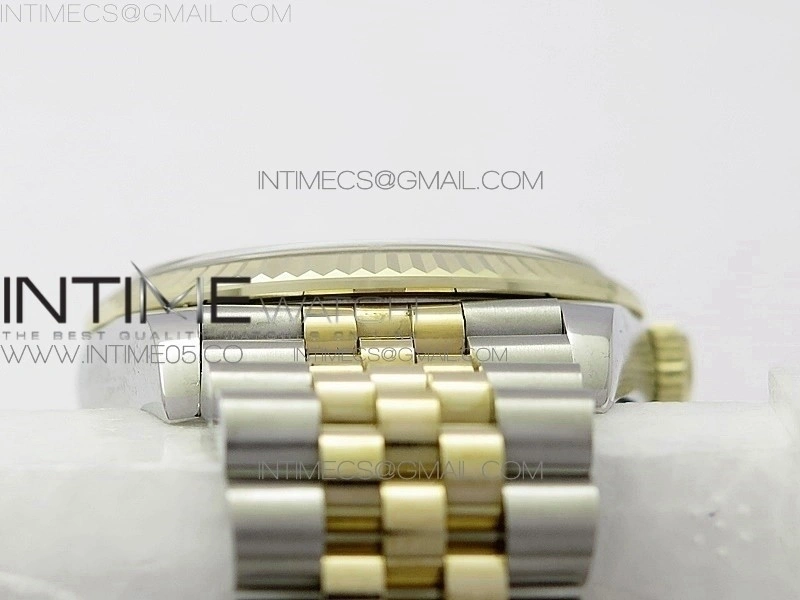 DateJust 36mm 126234 BP 1:1 Best Edition 904L Steel YG New Version Black Dial on Jubilee Bracelet