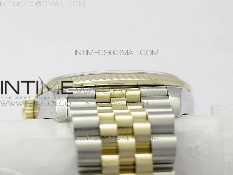 DateJust 36mm 126234 BP 1:1 Best Edition 904L Steel YG New Version Black Dial on Jubilee Bracelet