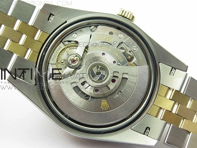 DateJust 36mm 126234 BP 1:1 Best Edition 904L Steel YG New Version Black Dial on Jubilee Bracelet