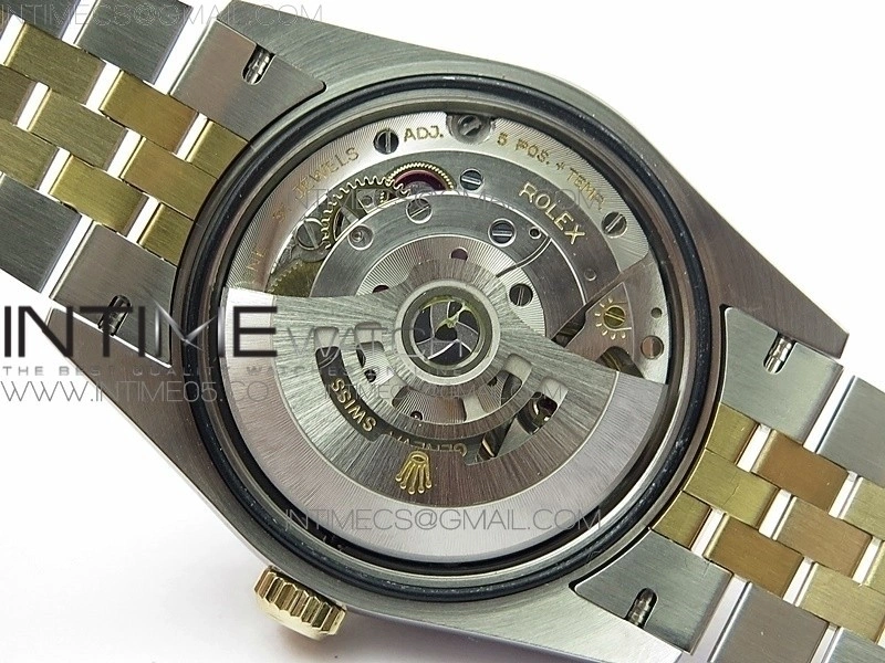DateJust 36mm 126234 BP 1:1 Best Edition 904L Steel YG New Version Black Dial on Jubilee Bracelet