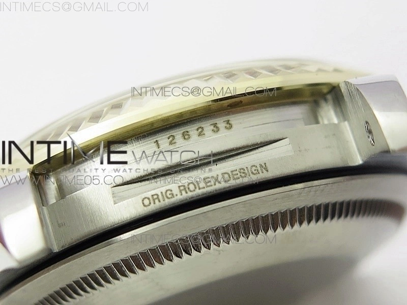 DateJust 36mm 126234 BP 1:1 Best Edition 904L Steel YG New Version Black Dial on Jubilee Bracelet