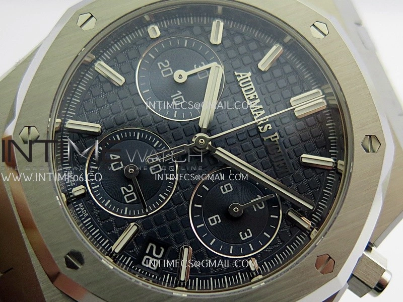 Royal Oak Chrono 26240 50th SS V2 DDF 1:1 Best Edition Blue Dial On SS Bracelet Super Clone DD4401