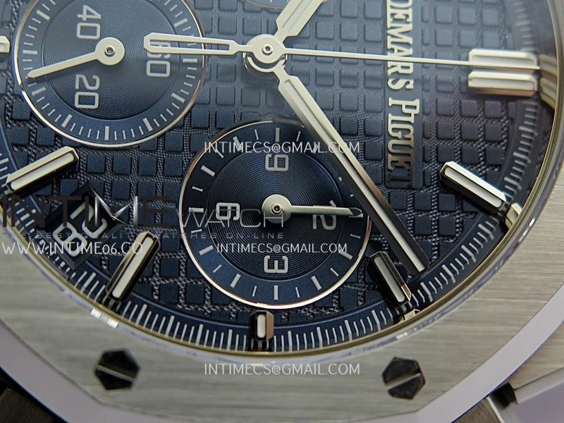Royal Oak Chrono 26240 50th SS V2 DDF 1:1 Best Edition Blue Dial On SS Bracelet Super Clone DD4401
