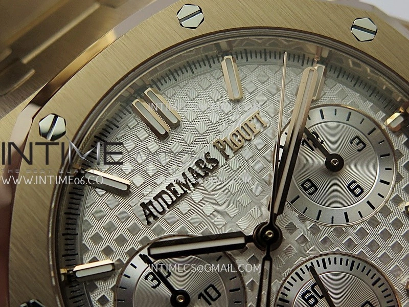 Royal Oak Chrono 26240OR RG V2 APSF 1:1 Best Edition Silver Dial on RG Bracelet SA4401 Super Clone