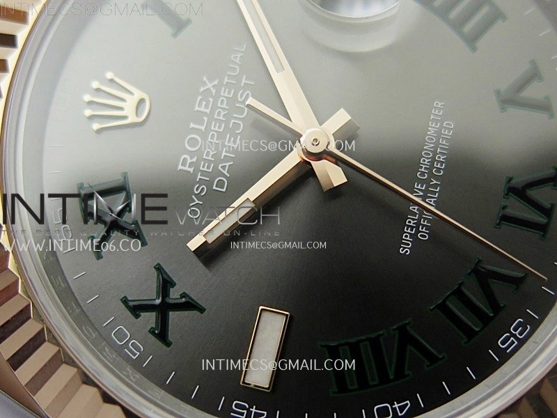DateJust 41mm 126331 904 SS RG AR+F 1:1 Gray Dial Roman Markers On SS RG Jubilee Bracelet DD3235 V2