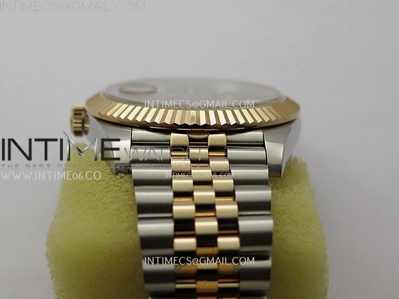 DateJust 41mm 126331 904 SS RG AR+F 1:1 Gray Dial Roman Markers On SS RG Jubilee Bracelet DD3235 V2