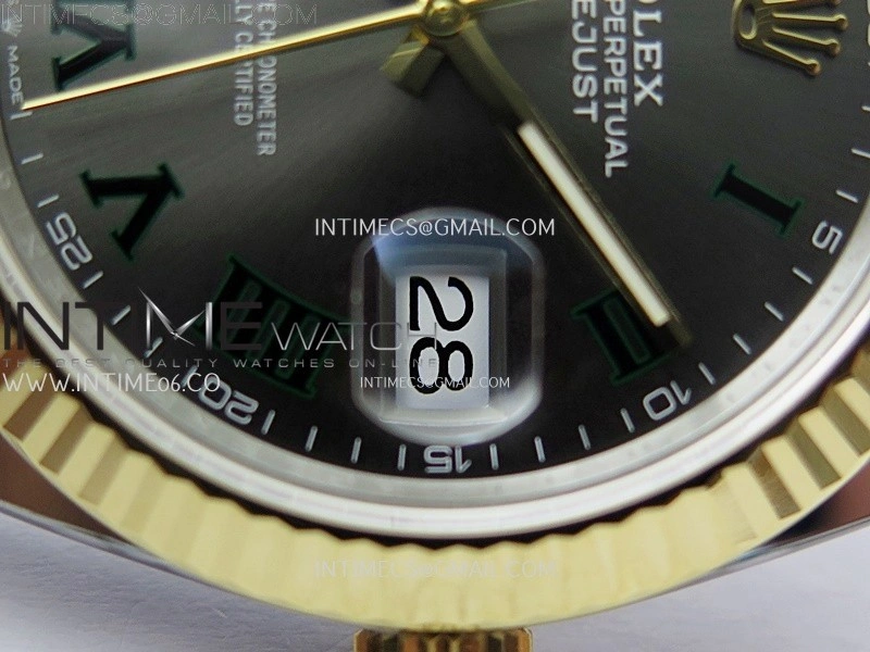 DateJust 41mm 126333 904 SS YG AR+F 1:1 Gray Dial Roman Markers On SS YG Jubilee Bracelet DD3235 V2