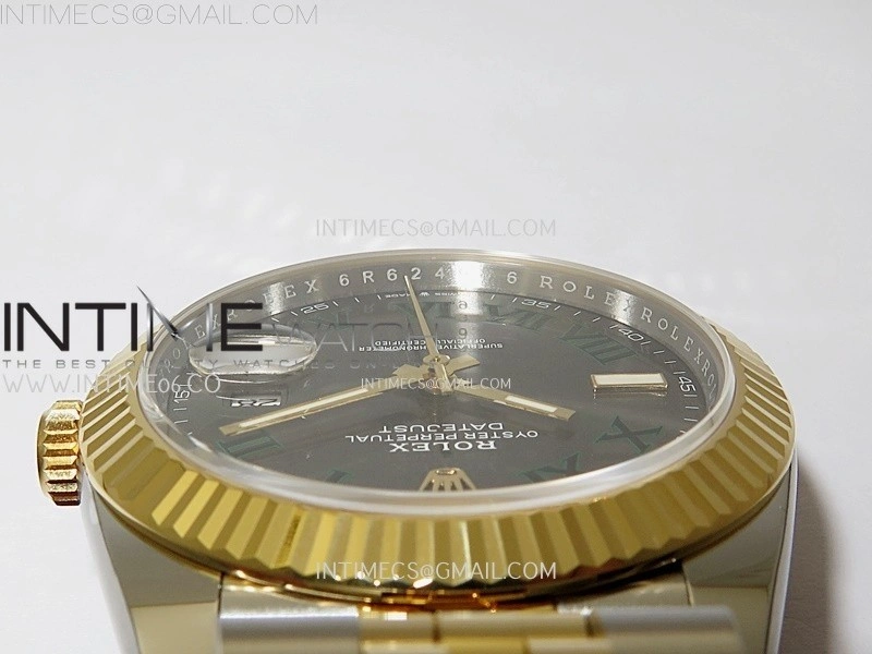 DateJust 41mm 126333 904 SS YG AR+F 1:1 Gray Dial Roman Markers On SS YG Jubilee Bracelet DD3235 V2