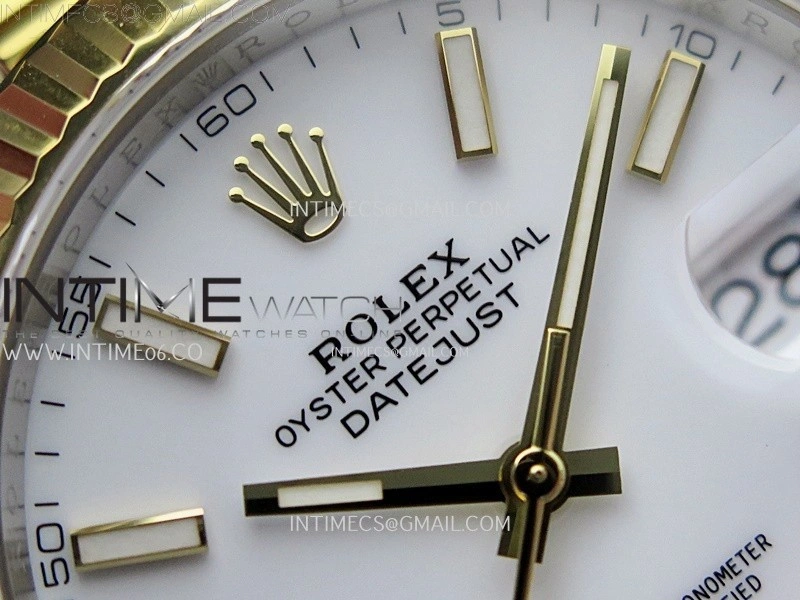 DateJust 41mm 126333 904 SS YG AR+F 1:1 White Dial Stick Markers On SS YG Oyster Bracelet DD3235 V2