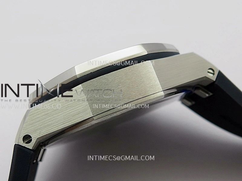 Royal Oak Offshore 43mm 26420 SS APSF 1:1 Best Edition Blue Dial On Black Rubber Strap SA4401 Super Clone