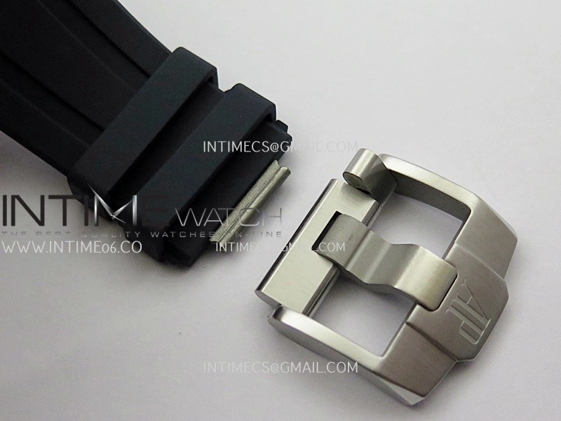 Royal Oak Offshore 43mm 26420 SS APSF 1:1 Best Edition Blue Dial On Black Rubber Strap SA4401 Super Clone
