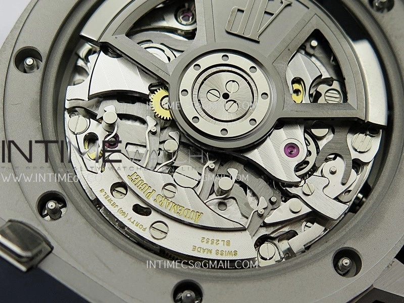 Royal Oak Offshore 43mm 26420 SS APSF 1:1 Best Edition Blue Dial On Black Rubber Strap SA4401 Super Clone