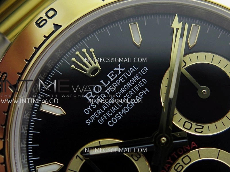 Daytona 126503 SS YG UFO 1:1 Best Edition Black Dial Stick Marker On Oyster Bracelet UF4131