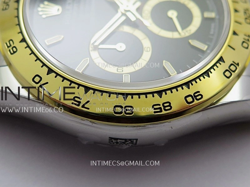 Daytona 126503 SS YG UFO 1:1 Best Edition Black Dial Stick Marker On Oyster Bracelet UF4131