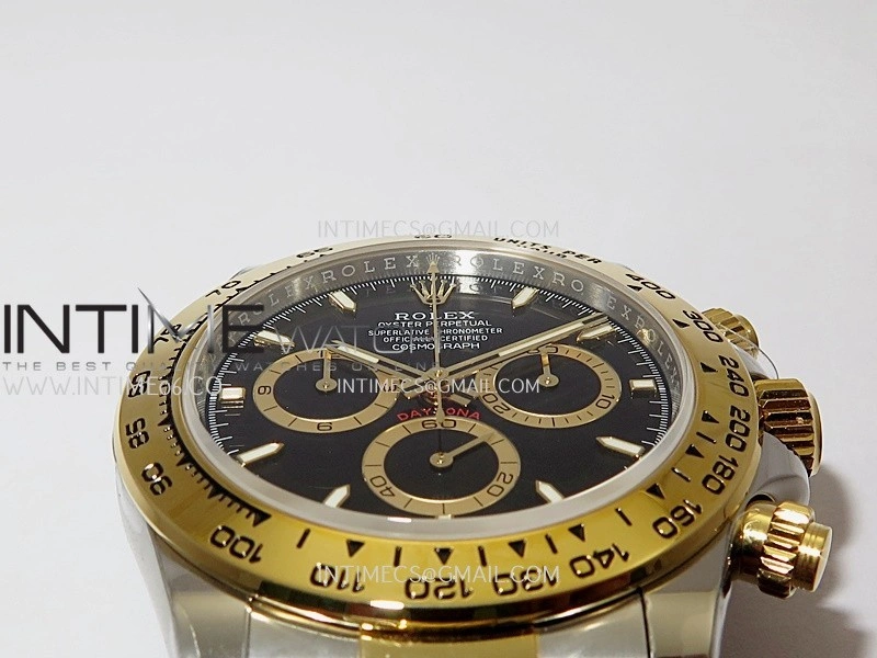 Daytona 126503 SS YG UFO 1:1 Best Edition Black Dial Stick Marker On Oyster Bracelet UF4131