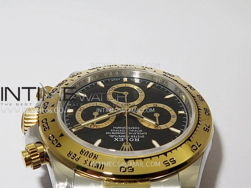 Daytona 126503 SS YG UFO 1:1 Best Edition Black Dial Stick Marker On Oyster Bracelet UF4131